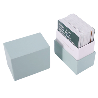 Beli 280g Kartu Permainan yang Dapat Dicetak ODM OEM Menyelesaikan Flash Paper Playing Cards Dengan Deck Box online manufacture
