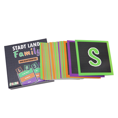 Beli Customized Logo Math Revision Card Game Printing Manufacturing Early Learning Flash Card Set Untuk Anak Dengan Kotak online manufacture