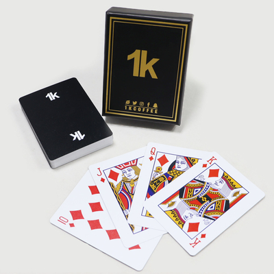 Beli 0.3mm Waterproof Plastik Bermain Kartu Custom Logo Iklan Poker Deck Of Card online manufacture