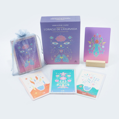 Beli Custom Printed Girlish Cantik Oracle Tarot Card Dengan Tas Mencetak Kartu Tarot Prancis Romantis online manufacture