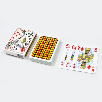 Beli Printing Custom Original Black Core African Style Playing Cards Printed High Quality Cartoon White Playing Card (Kartu Permainan Karakter Putih Berkualitas Tinggi) online manufacture