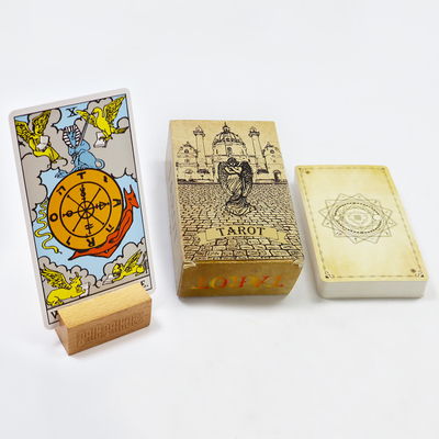 Beli Pemasok Terpercaya Kartu Berkualitas Tinggi Custom Rider-Wait Tarot Perjalanan Spiritual Tarot Card Gift Sets online manufacture