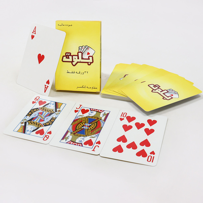 Beli Desain Custom Logo Sendiri Plastik Poker Deck Game Waterproof Printing Kartu Mainan Plastik PVC tahan lama online manufacture