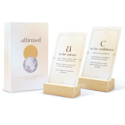 Beli Gold Edge Lamination Positive Daily Affirmation Card Deck Untuk Wanita Custom Printing online manufacture