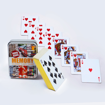 Beli Logo Khusus Pencetakan Kartu Mainan Kelas Kelas Renang Kartu Pameran Dengan Kotak Tin online manufacture