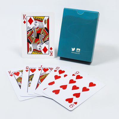 Beli Desain Custom Waterproof Kasino Plastik 52 Deck Poker Card Dengan Logo Printing online manufacture