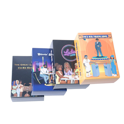 Beli Girls Adult Party Custom Crime Game Card Surface Finishing Laminasi Artwork Format AI online manufacture