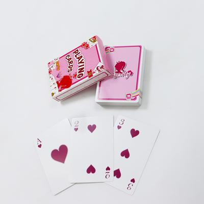 Beli Produksi Desain Custom Wanita Pink Kartu Mainan Untuk Pasangan Game Pribadi online manufacture