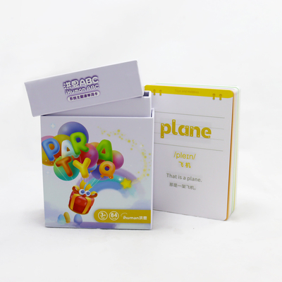 Beli Desain kustom Item Kustomisasi permainan kartu untuk anak-anak Cetak huruf angka Flash Card online manufacture
