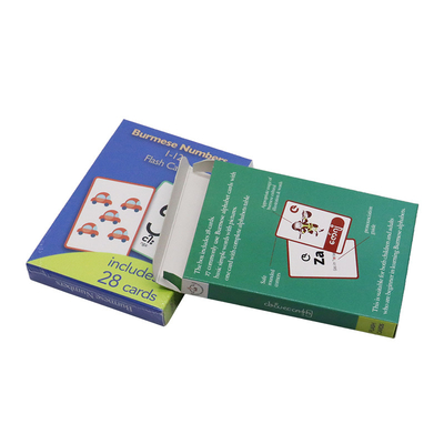 Beli Ukuran Disesuaikan Jaring Anatomi Abjad Pocket Matematika Flash Card Desain Custom online manufacture