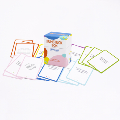 Beli Perusahaan Percetakan Normal Desain Game Kartu Pertanyaan Diskusi Tim Khusus dengan 100 Kartu online manufacture