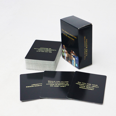 Beli 90g/Deck Kartu Permainan Debat Besar Custom Untuk Pria Dan Wanita Logo Custom Diterima Menarik online manufacture