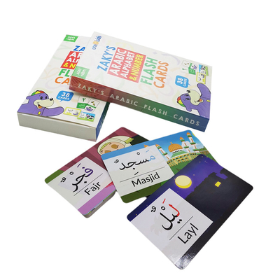 Beli Kartu Flash Ramah Lingkungan Kartu Latihan Khusus Untuk Pendidikan Bahasa Arab Anak-anak online manufacture