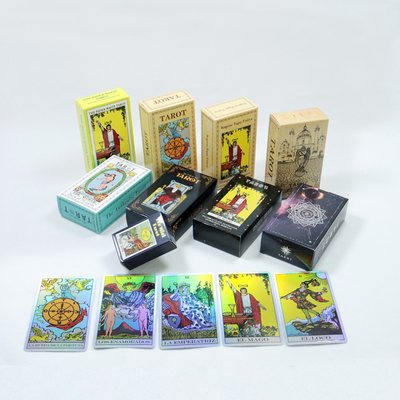 Beli Permainan Ramalan Pemula 78 Kartu Tarot dalam Bahasa yang Berbeda dengan Buku Panduan online manufacture