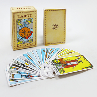 Beli Custom Tarot Card Deck Set Dengan Buku Panduan Normal Surface Finishing Disesuaikan online manufacture