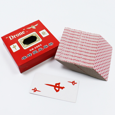 Beli Kartu Penegasan CMYK / Pantone Warna Pencetakan Untuk Mahjong Minum Game Set Tiles Blank Desain Disesuaikan online manufacture