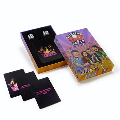 Beli Custom Content Table Game Drinking Party Playing Card Games For Adults Customized Surface Finishing Dalam Format Karya Seni PDF online manufacture