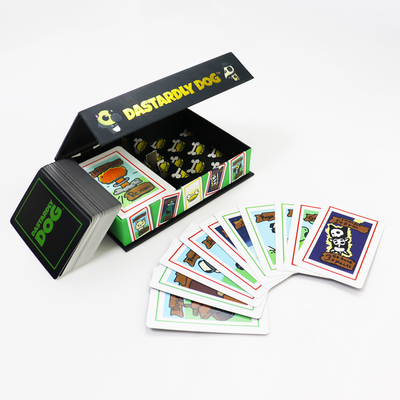 Beli Custom Printing Desain OEM Transfer Panas Printed Board Game Card Desain Custom online manufacture