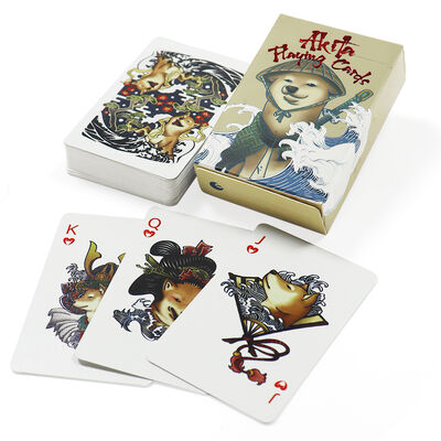 Beli Cetak Kustom Grosir Desain Poker Proses Embossing Super MINI Pola Anak Anjing Kartu Remi Kertas dan Kotak online manufacture