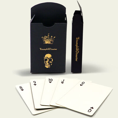 Beli Kartu bermain cetak khusus dengan kartu poker Gold Edge dalam ukuran 57x87mm untuk penggunaan promosi dan game online manufacture