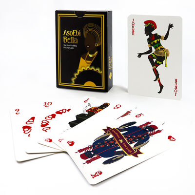 Beli Kartu Remi Cetak Kustom dengan Tepi Emas dan Logo Kustom dalam Ukuran Kustom untuk Poker dan Hiburan Permainan online manufacture