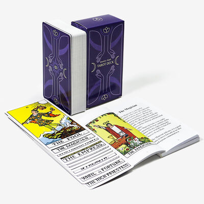 Beli Kartu Tarot Kayu Ukuran Kustom dengan Pencetakan Warna CMYK untuk Hiburan yang Dipersonalisasi online manufacture