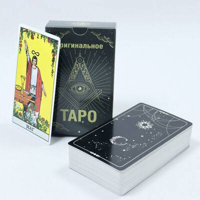 Beli Custom Printing Kualitas Tinggi Kartu Tarot Oracle Ukuran Lengkap dengan Buku Panduan online manufacture