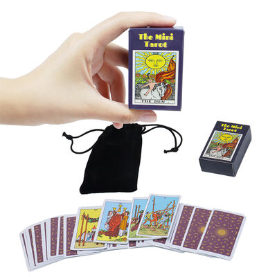 Beli Kartu Tarot Cetak Desain Kustom dengan Pencetakan Offset 4 Warna CMYK dan Kemasan Shrink-wrap online manufacture