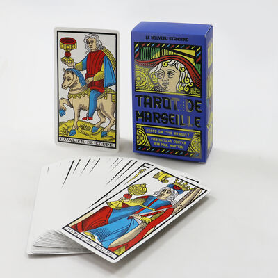 Beli Kartu Tarot Desain Kustom yang Dapat Dicetak dengan Kertas Inti Hitam 310gsm dan Sampel Gratis online manufacture