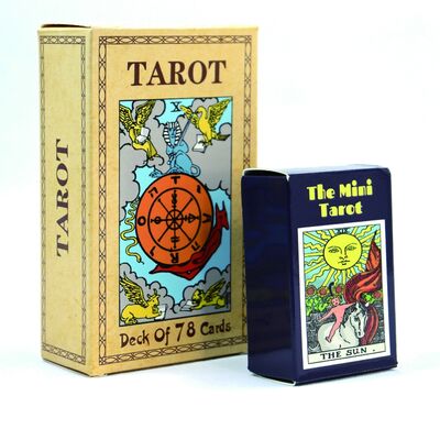 Beli Kartu Tarot Desain Kustom yang Dapat Dicetak dengan Kertas Black Core 310gsm dan Opsi Sampel Gratis online manufacture