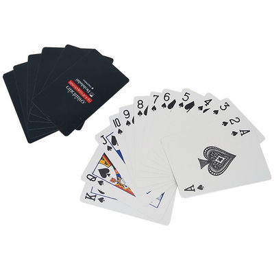 Beli 57x87mm Casino Plastic Playing Cards Dengan Custom Print Logo Barcode online manufacture