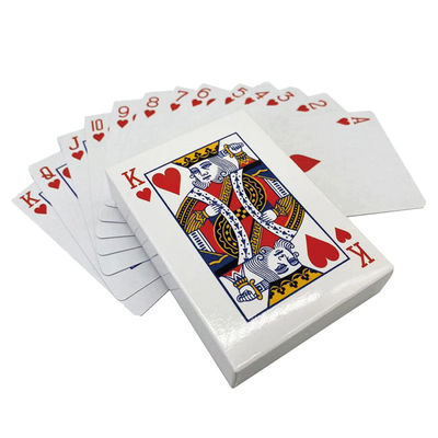 Beli Kartu Bermain Kustom Pvc, Kartu Poker Pribadi CMYK online manufacture