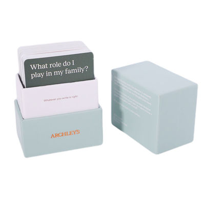 Beli 280 Gram Flash Playing Cards Dengan Pertanyaan Selesai OEM Dengan Deck Box online manufacture