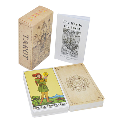 Beli Unik Tarot Deck Tarot 63x88mm Mat Dengan Buku Panduan Hiburan online manufacture