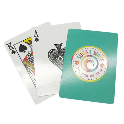 54 Pcs Ukuran Poker Standar Kartu Bermain Kustom Dengan 2 Pelawak