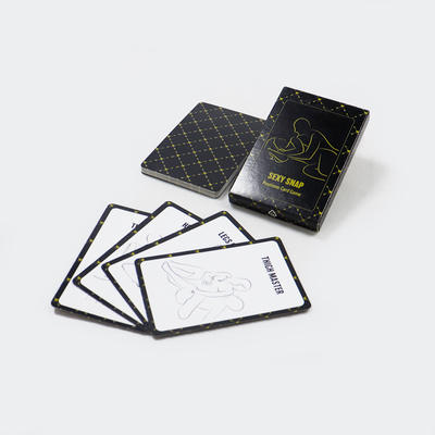 Kualitas tinggi kustom Anda sendiri Sexy Snap Positions Card Game desain gairah pasangan lucu kamar tidur postur kartu permainan poker
