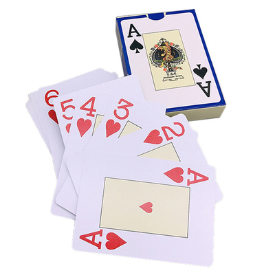 Sampel Holographic Custom Printed 100%Pvc Kartu Mainan 52 Deck Untuk Malam Pesta Kasino