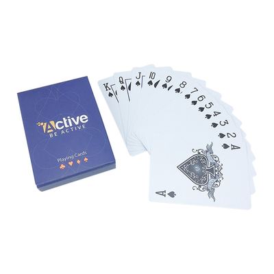 Glossy Lamination Poker Chip Card 100% Bahan PVC Kartu Plastik Kuwait Custom