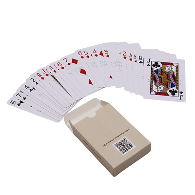 Permainan Poker Bermain Kartu dengan Kotak Customized Deck Yang Terbuat dari PVC yang awet dan papan kertas