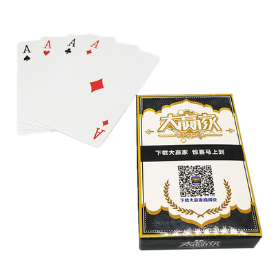 Logo Custom Royal Plastic Playing Cards Dengan Finishing dan Pencetakan Permukaan yang Disesuaikan