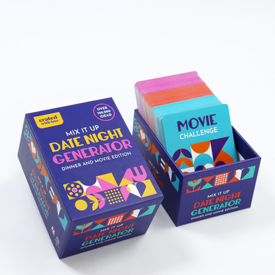 Permainan Kartu Dewasa yang Menarik untuk Pasangan Custom Printed Fun Mix It Up Date Night Game