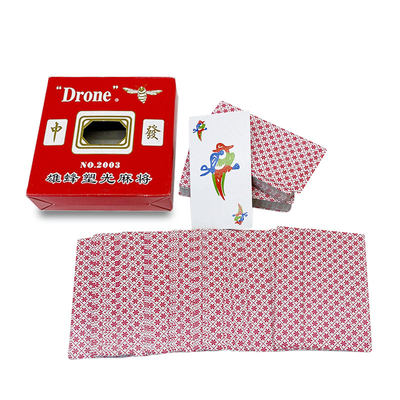 Double Box Set Hand Paper Mahjong Card Classic Edition Game Bermain Kartu Untuk Keluarga