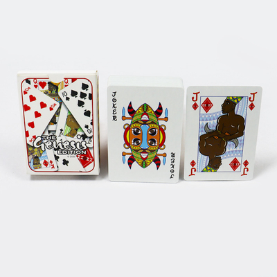 Disesuaikan Iklan Klub Poker resmi Kartu bermain dicetak kertas gaya Afrika