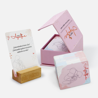 Eco-Friendly Adult Couple Drunk Game Card Custom Printed Logo Dengan Set Kotak Hadiah