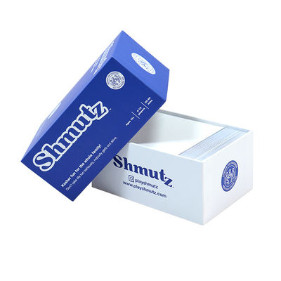 Custom Printed High Adult Family Questions Card Game Deck Printing Membuat Popular Foldable American Game Cards