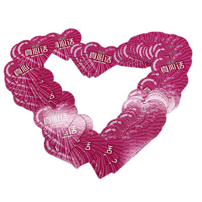 Bentuk Hati Bermain Kartu Penegasan Dengan Kotak Percetakan Khusus Desgin Kosong Kartu Penegasan Positif Harian Dalam Bulk