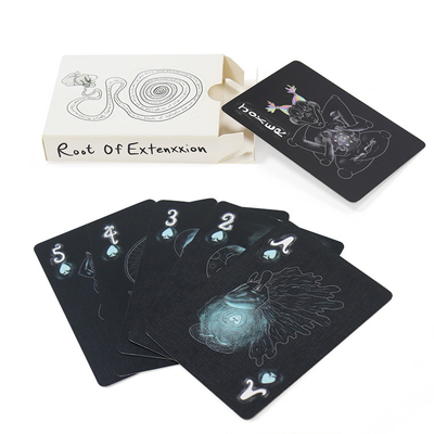 Custom 4 Corner ditandai Magic Playing Card Pribadi Poker Deck