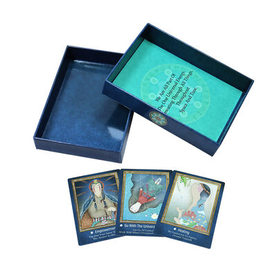 Kartu Tarot Desain Kustom dengan Pencetakan Offset 4 Warna CMYK dan Buku Panduan Termasuk