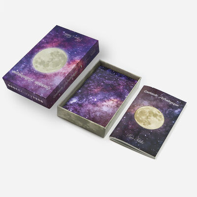 Kartu Tarot Standar Kualitas Tinggi Cetak OEM Kustom dengan Buku Panduan Termasuk