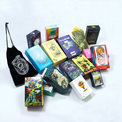Desain yang disesuaikan 57*87mm Kartu Tarot Kertas Lapis yang dapat dicetak dan Deck yang dipersonalisasi